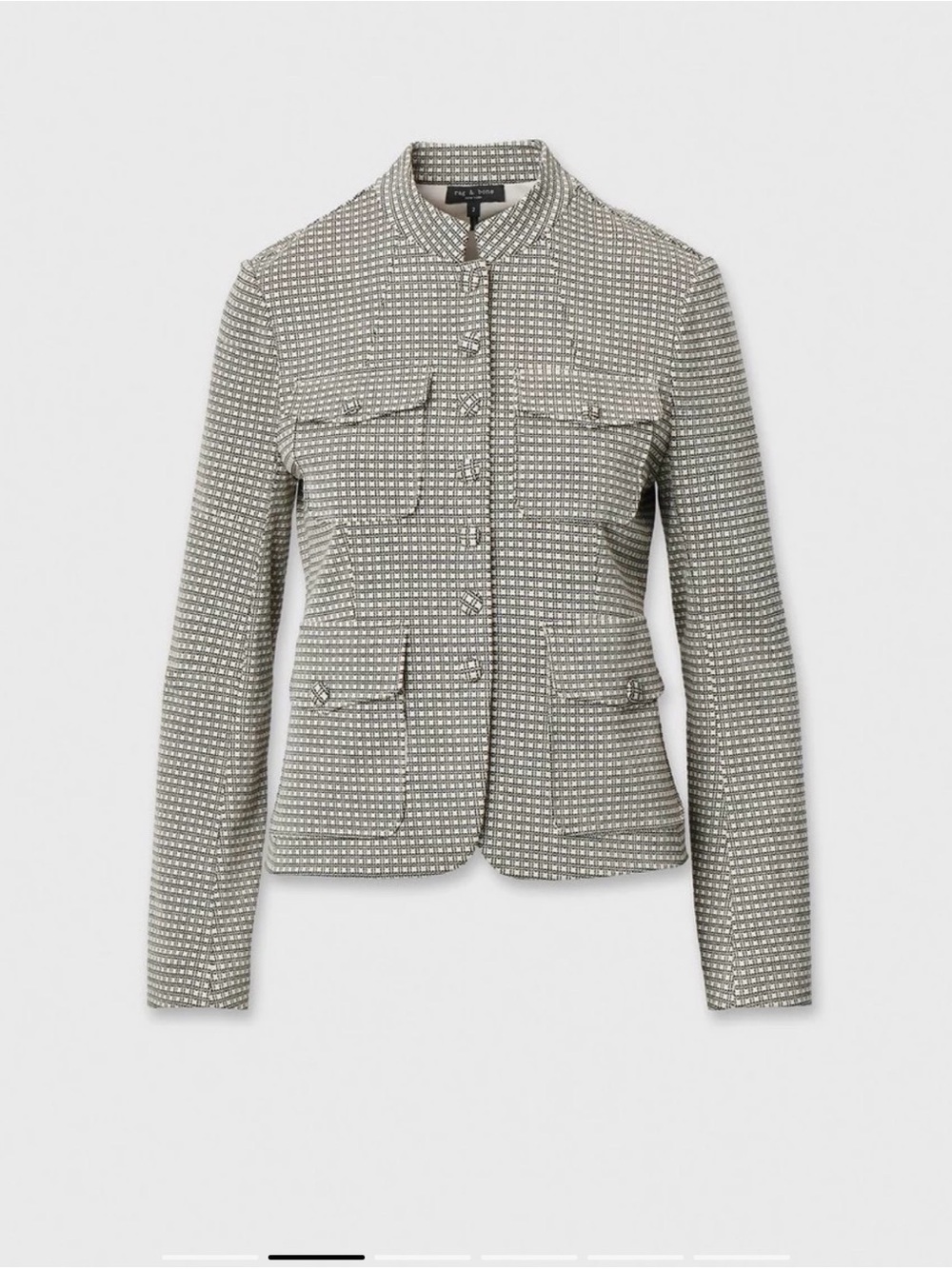 rag & bone Mercer Refine Knit Blazer Size 0 - Picture 2 of 10